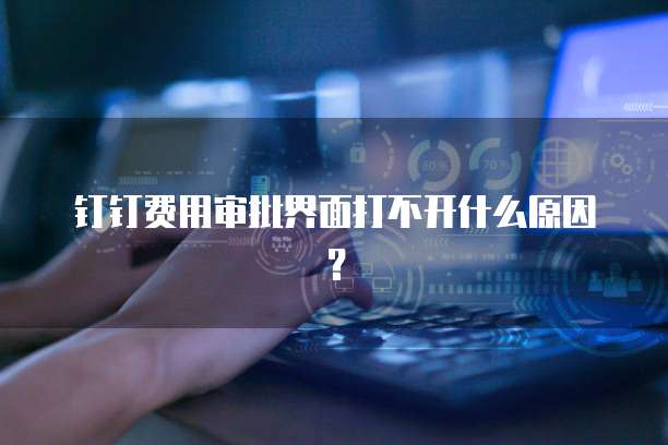 钉钉费用审批界面打不开什么原因？