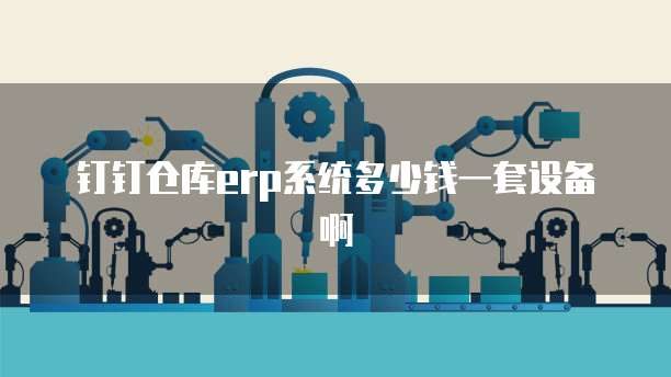 钉钉仓库erp系统多少钱一套设备啊