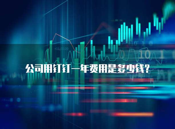 公司用钉钉一年费用是多少钱?