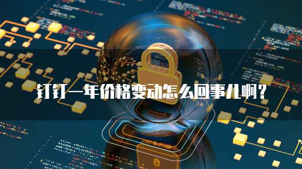 钉钉一年价格变动怎么回事儿啊?