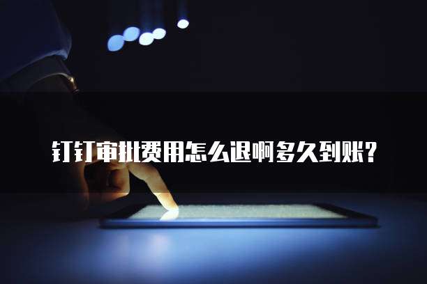 钉钉审批费用怎么退啊多久到账？