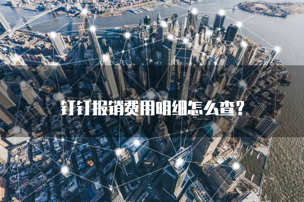钉钉报销费用明细怎么查?