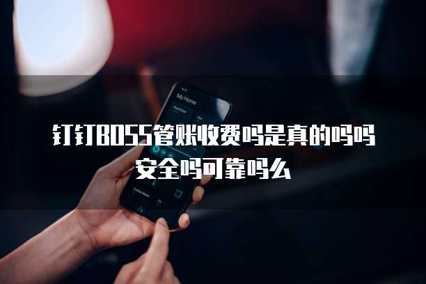 钉钉BOSS管账收费吗是真的吗吗安全吗可靠吗么