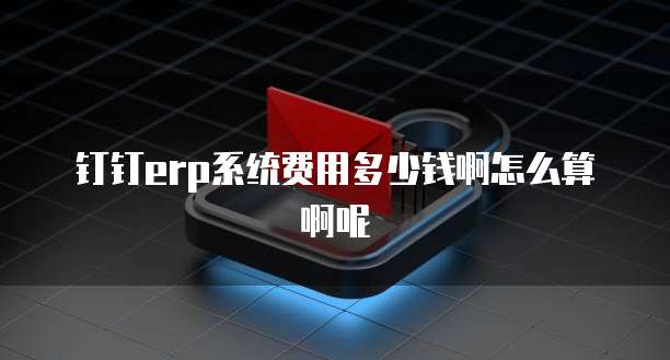 钉钉erp系统费用多少钱啊怎么算啊呢