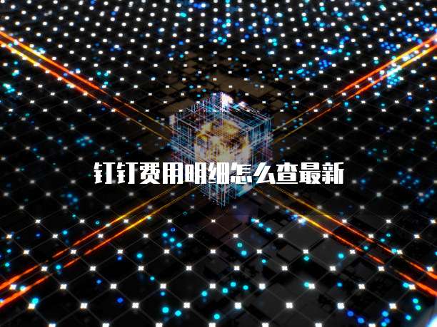 钉钉费用明细怎么查最新