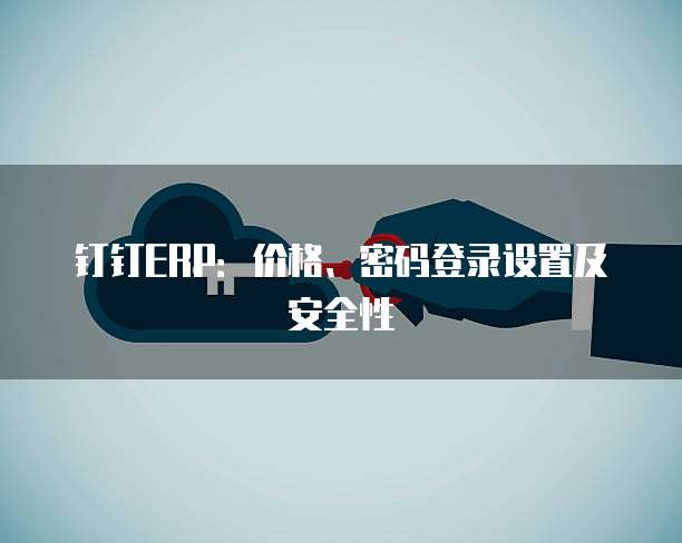 钉钉ERP:价格、密码登录设置及安全性