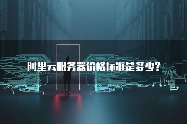 阿里云服务器价格标准是多少?