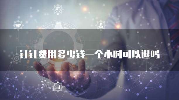 钉钉费用多少钱一个小时可以退吗