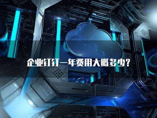 企业钉钉一年费用大概多少？