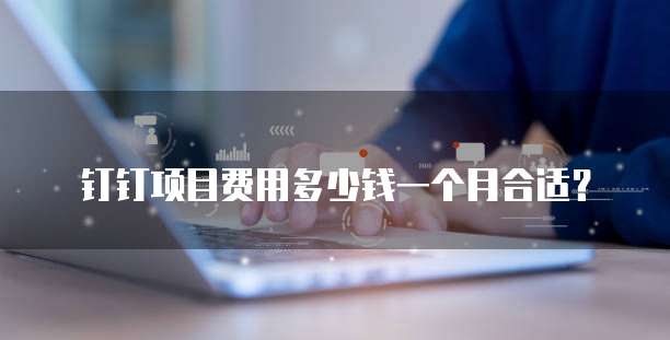 钉钉项目费用多少钱一个月合适?