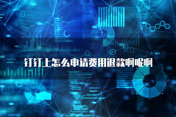 钉钉上怎么申请费用退款啊呢啊