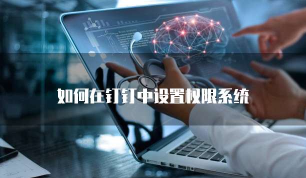 如何在钉钉中设置权限系统