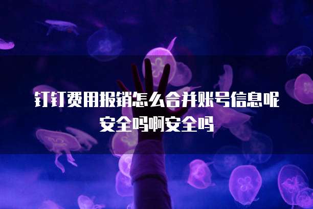 钉钉费用报销怎么合并账号信息呢安全吗啊安全吗