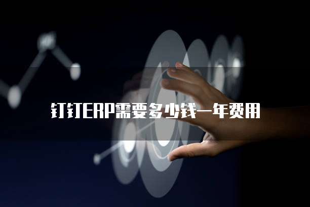钉钉ERP需要多少钱一年费用