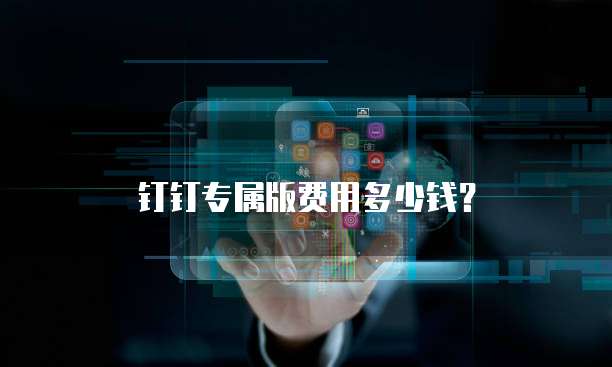 钉钉专属版费用多少钱?