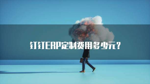 钉钉ERP定制费用多少元？