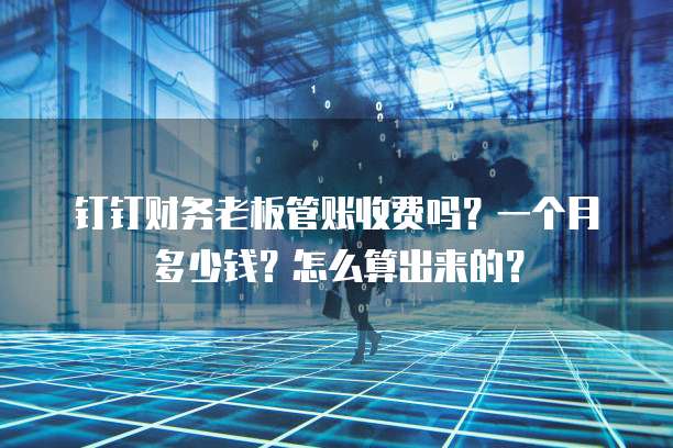 钉钉财务老板管账收费吗?一个月多少钱?怎么算出来的?