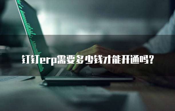 钉钉erp需要多少钱才能开通吗?