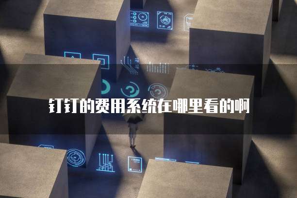 钉钉的费用系统在哪里看的啊