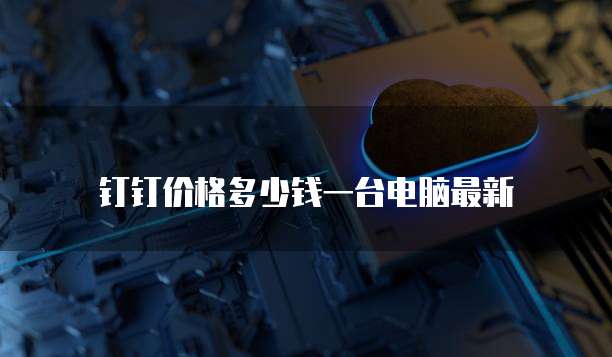 钉钉价格多少钱一台电脑最新