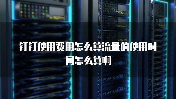 钉钉使用费用怎么算流量的使用时间怎么算啊