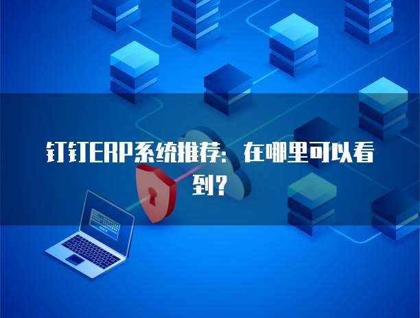 钉钉ERP系统推荐:在哪里可以看到?