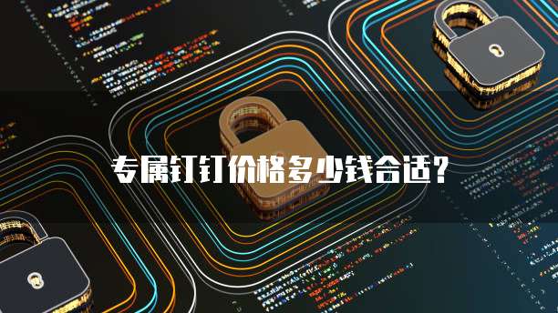 专属钉钉价格多少钱合适?