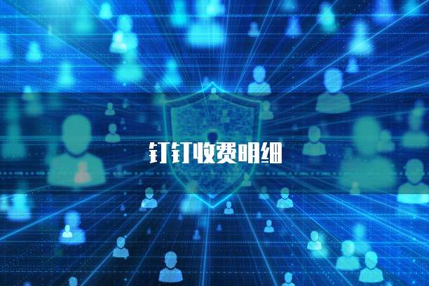 钉钉收费明细