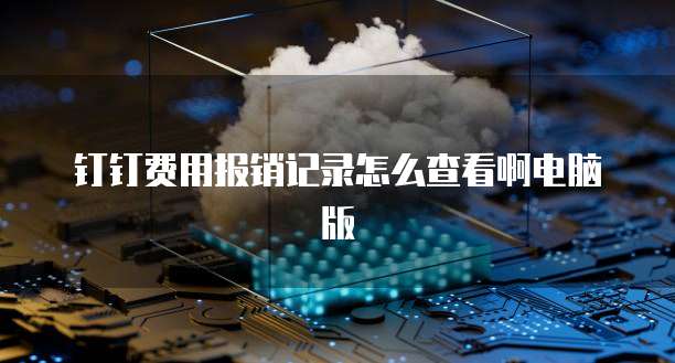 钉钉费用报销记录怎么查看啊电脑版