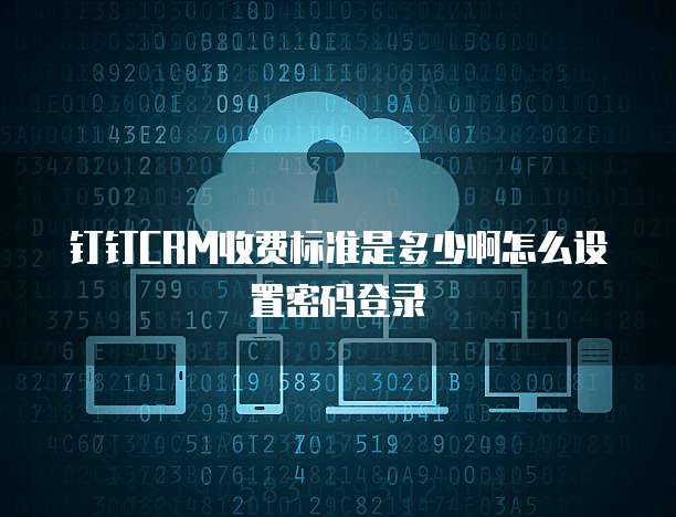 钉钉CRM收费标准是多少啊怎么设置密码登录