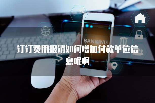 钉钉费用报销如何增加付款单位信息呢啊