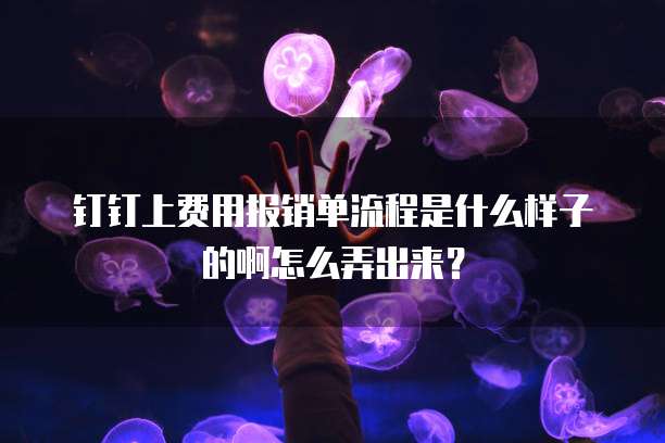 钉钉上费用报销单流程是什么样子的啊怎么弄出来？
