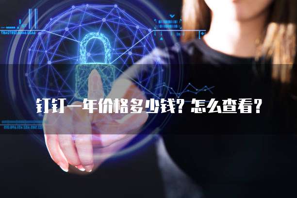 钉钉一年价格多少钱?怎么查看?