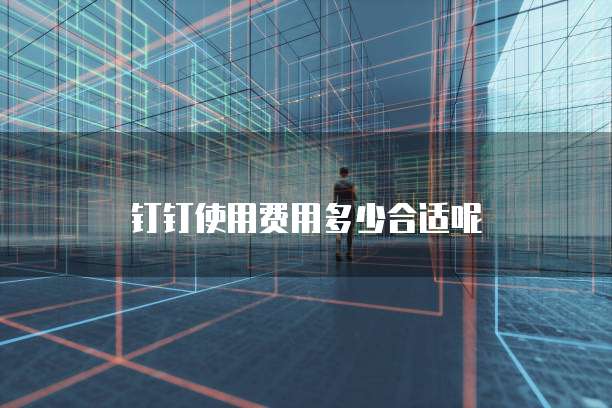 钉钉使用费用多少合适呢