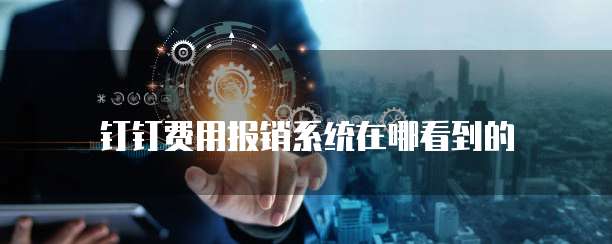 钉钉费用报销系统在哪看到的