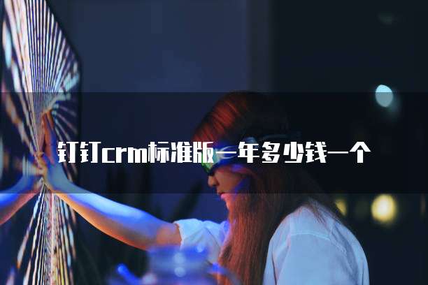 钉钉crm标准版一年多少钱一个