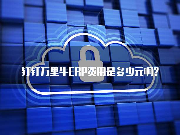 钉钉万里牛ERP费用是多少元啊？