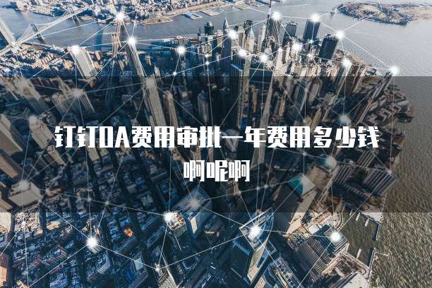 钉钉OA费用审批一年费用多少钱啊呢啊