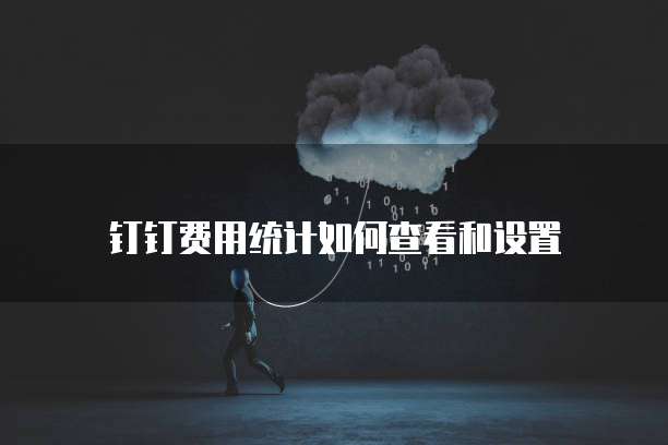 钉钉费用统计如何查看和设置