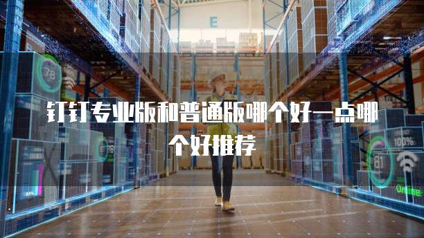 钉钉专业版和普通版哪个好一点哪个好推荐