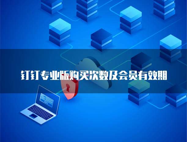 钉钉专业版购买次数及会员有效期