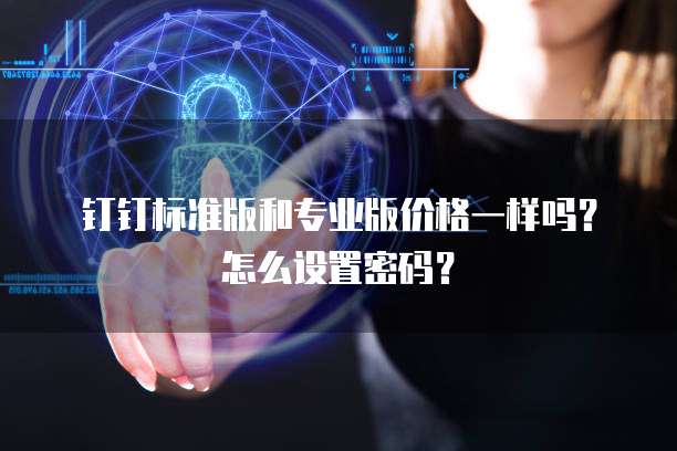 钉钉标准版和专业版价格一样吗?怎么设置密码?