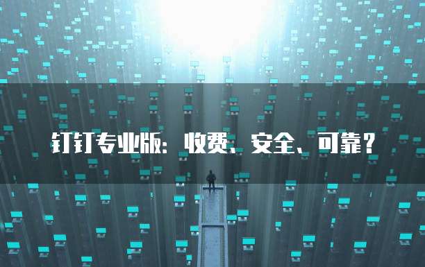 钉钉专业版:收费、安全、可靠?