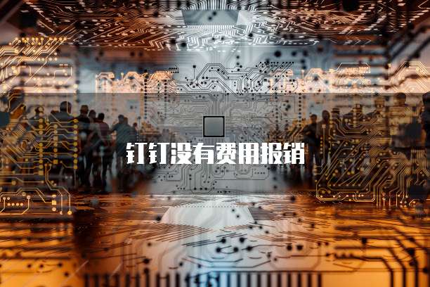 钉钉没有费用报销