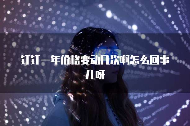 钉钉一年价格变动几次啊怎么回事儿呀