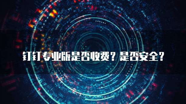 钉钉专业版是否收费？是否安全？