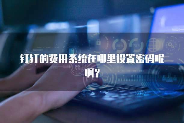 钉钉的费用系统在哪里设置密码呢啊?