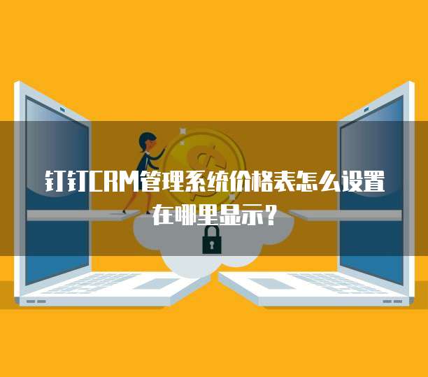 钉钉CRM管理系统价格表怎么设置在哪里显示?
