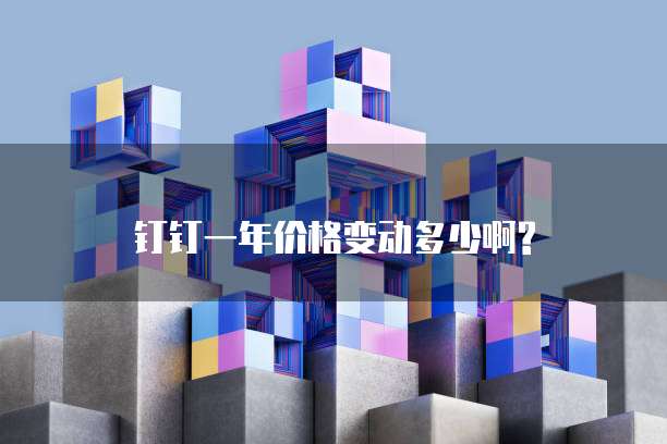 钉钉一年价格变动多少啊?