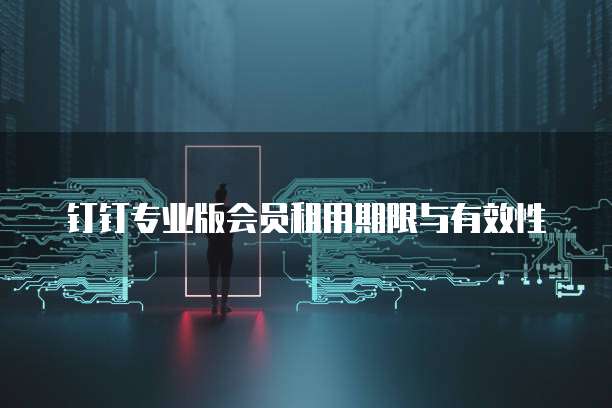 钉钉专业版会员租用期限与有效性